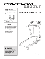 Pro-Form 520 Zlt Treadmill Instrukcja obsługi