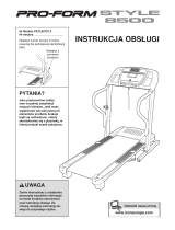 ProForm 500 Cx Treadmill Instrukcja obsługi
