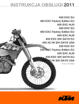 KTM 450 EXC Factory Edition EU 2011 Instrukcja obsługi