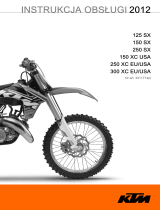 KTM 250 SX EU 2012 Instrukcja obsługi