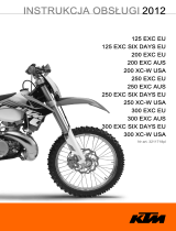 KTM 125 EXC 2012 Instrukcja obsługi