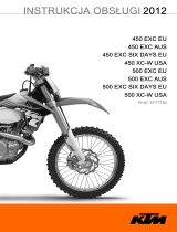 KTM 500 EXC AU 2012 Instrukcja obsługi