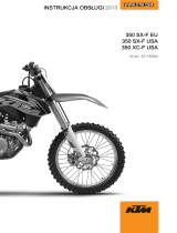 KTM 350 SX-F 2013 Instrukcja obsługi