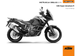 KTM 1290 Super Adventure R JP 2019 Instrukcja obsługi