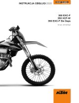 KTM 350 XCF-W 2020 Instrukcja obsługi