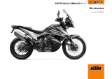 KTM 790 Adventure EU 2019 Instrukcja obsługi