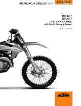 KTM 450 SX-F Factory Edition 2020 Instrukcja obsługi