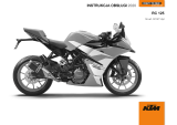 KTM RC 125 EU 2020 Instrukcja obsługi