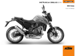 KTM 690 Duke EU 2019 Instrukcja obsługi