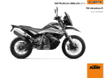 KTM 790 Adventure R EU 2019 Instrukcja obsługi