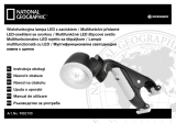 National Geographic LED multifunctional Clip Light Instrukcja obsługi