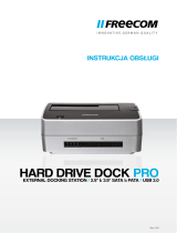 Freecom Hard Drive mDock Pro Instrukcja obsługi