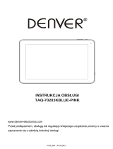 Denver TAQ-70283KBLUEPINK Instrukcja obsługi