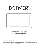 Denver TAQ-90062KBLUEPINK Instrukcja obsługi