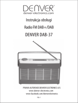 Denver DAB-37RED Instrukcja obsługi