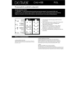 Denver CAU-438MK2 Instrukcja obsługi
