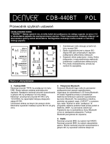 Denver CDB-440BT Instrukcja obsługi