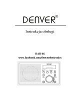 Denver DAB-46WHITE Instrukcja obsługi