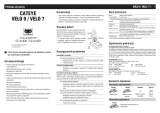 Cateye Velo 9 [CC-VL820] Instrukcja obsługi