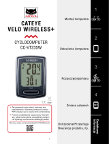 Cateye Velo Wireless+ [CC-VT235W] Instrukcja obsługi