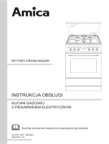 Amica 617GEH3.33HZpTaDpA(W) Instrukcja obsługi