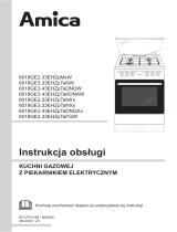 Amica 618GEH3.33HZpTaN(W) Instrukcja obsługi