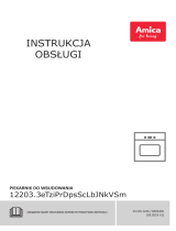 Amica ED77589BA  Q-TYPE PYRO Instrukcja obsługi