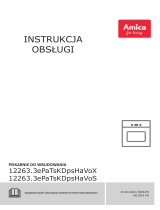 Amica ED37618B X-TYPE STEAM Instrukcja obsługi