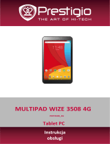 Prestigio MultiPad WIZE 3508 4G Instrukcja obsługi