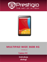 Prestigio MultiPad WIZE 3608 4G Instrukcja obsługi