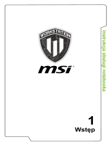 MSI WS63 (Quadro® P3000) Instrukcja obsługi