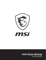 MSI GS63 Stealth Instrukcja obsługi