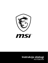 MSI GT63 Titan (Intel 8th Gen) Instrukcja obsługi