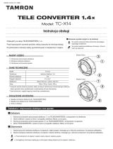 Tamron TC-X14 Instrukcja obsługi