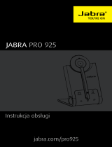 Jabra PRO 925 Dual Connectivity Instrukcja obsługi