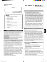 Fujitsu ASYG12KMCB Instrukcja instalacji