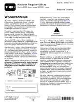 Toro 55cm Recycler Lawn Mower Instrukcja obsługi