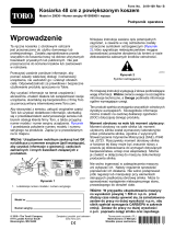 Toro 48cm Super Bagger Lawn Mower Instrukcja obsługi