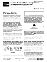 Toro 53cm Super Recycler Lawn Mower Instrukcja obsługi