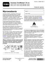 Toro TimeMaster 76cm Lawn Mower Instrukcja obsługi