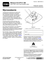 Toro HoverPro 400 Machine Instrukcja obsługi