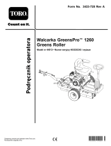 Toro GreensPro 1260 Greens Roller Instrukcja obsługi