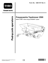 Toro Topdresser 2500 Instrukcja obsługi