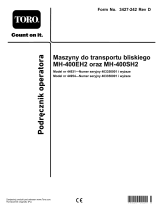 Toro MH-400SH2 Material Handler Instrukcja obsługi