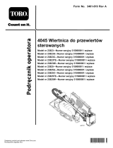 Toro 4045 Directional Drill Instrukcja obsługi