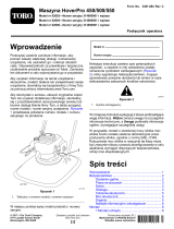 Toro HoverPro 550 Machine Instrukcja obsługi