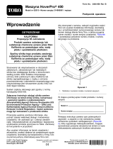 Toro HoverPro 400 Machine Instrukcja obsługi