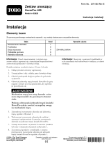 Toro High-Rise Kit, HoverPro 400 Machine Instrukcja instalacji