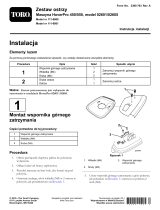 Toro Blade Kit, Model 02601 HoverPro 450 Machine Instrukcja instalacji