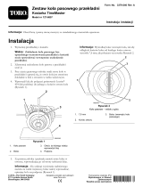 Toro Transmission Pulley Kit, TimeMaster Lawn Mower Instrukcja instalacji